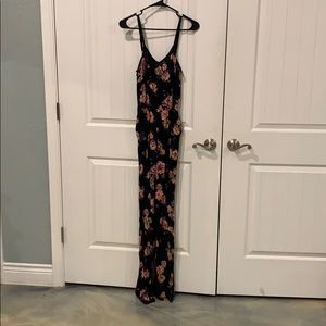 Flower full length maxi jumpsuit